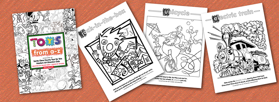 Toys From A-Z Coloring Book