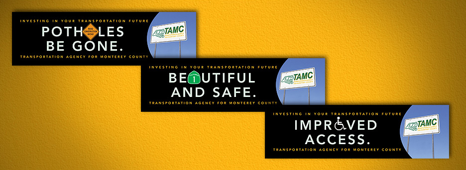 Ads for Transportation Agency for Monterey County